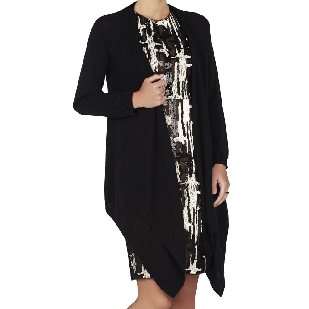 BCBG Maxazria Black Cardigan Pamella XS